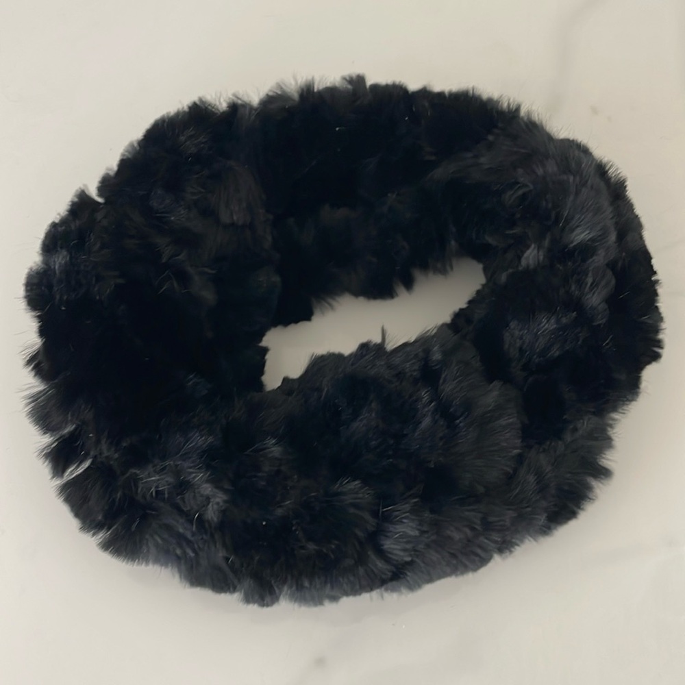 Real fur - stretchy headband